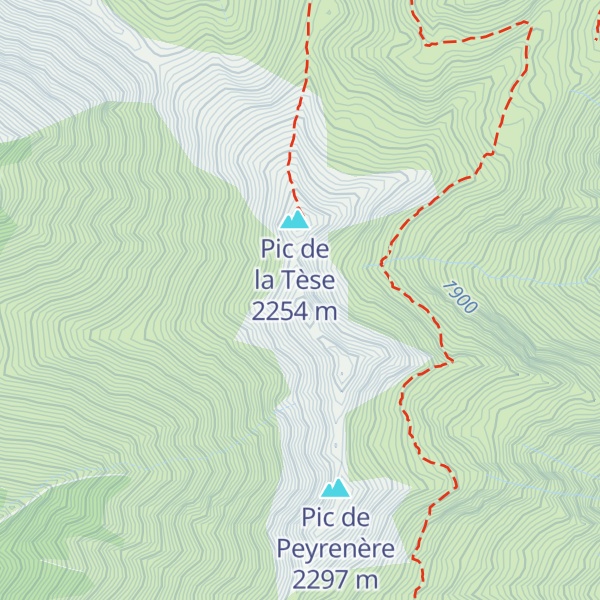 Map of Cap de Mont Sain
