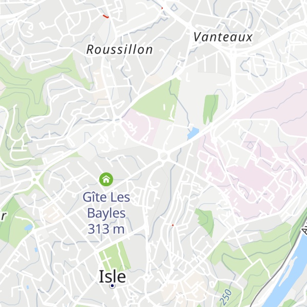 Map of Gîte Break Isle Bed