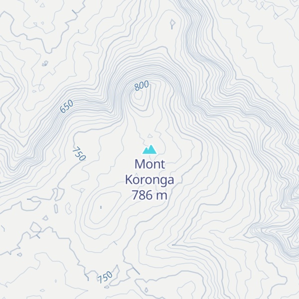 Map of Mont Koronga