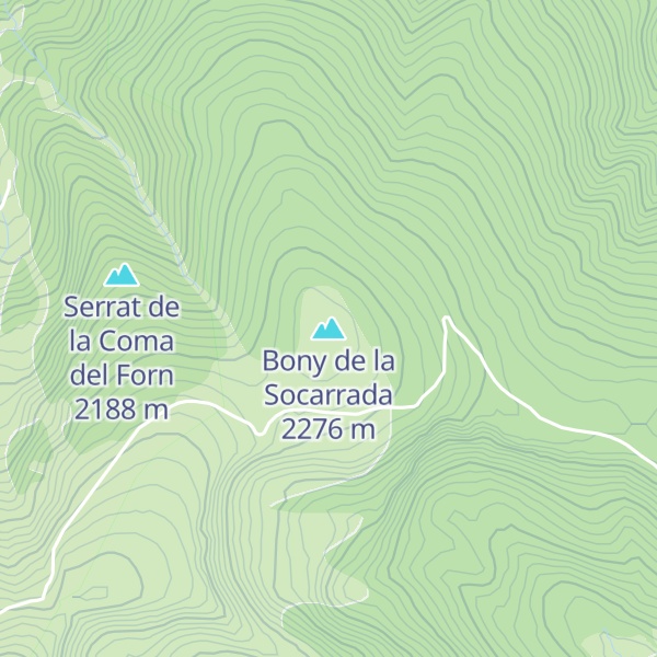 Map of Bony de la Socarrada