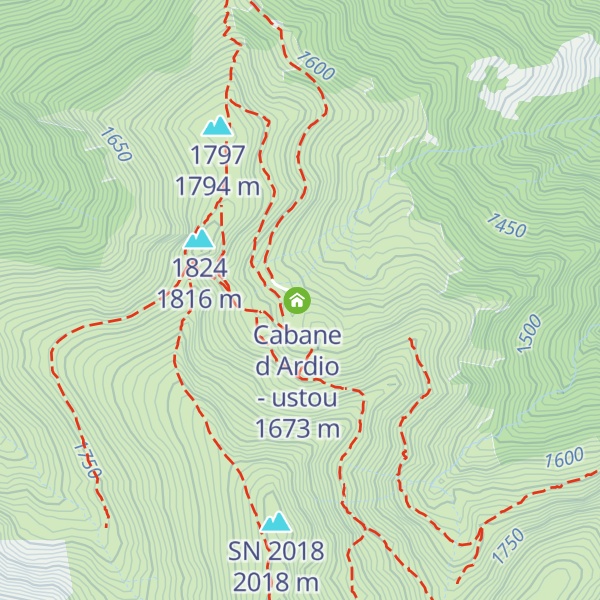 Map of Cabane Pastorale