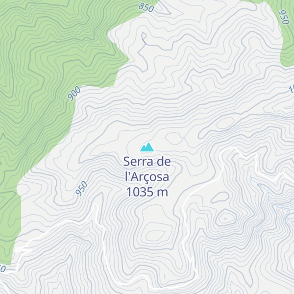 Map of Serra de l'Arçosa