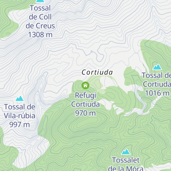 Map of Refugi Cortiuda
