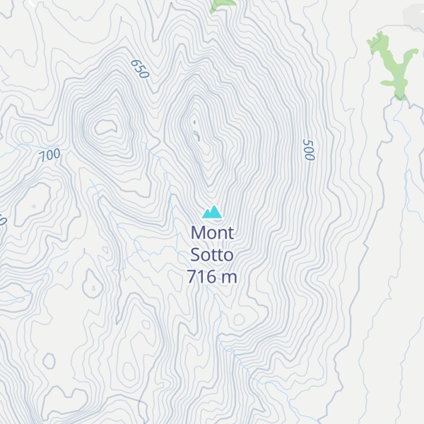Map of Mont Sotto