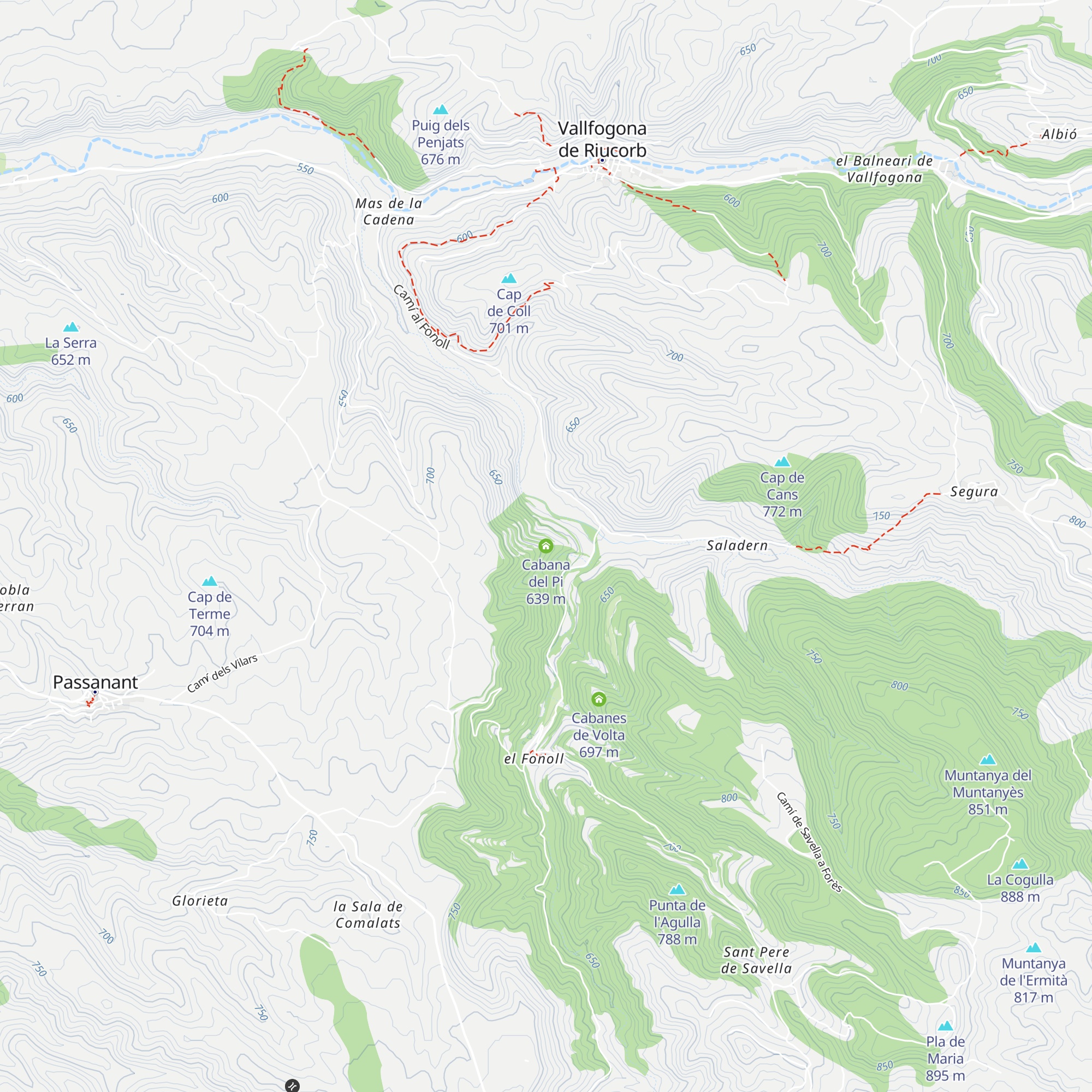 Cabana del Pi map