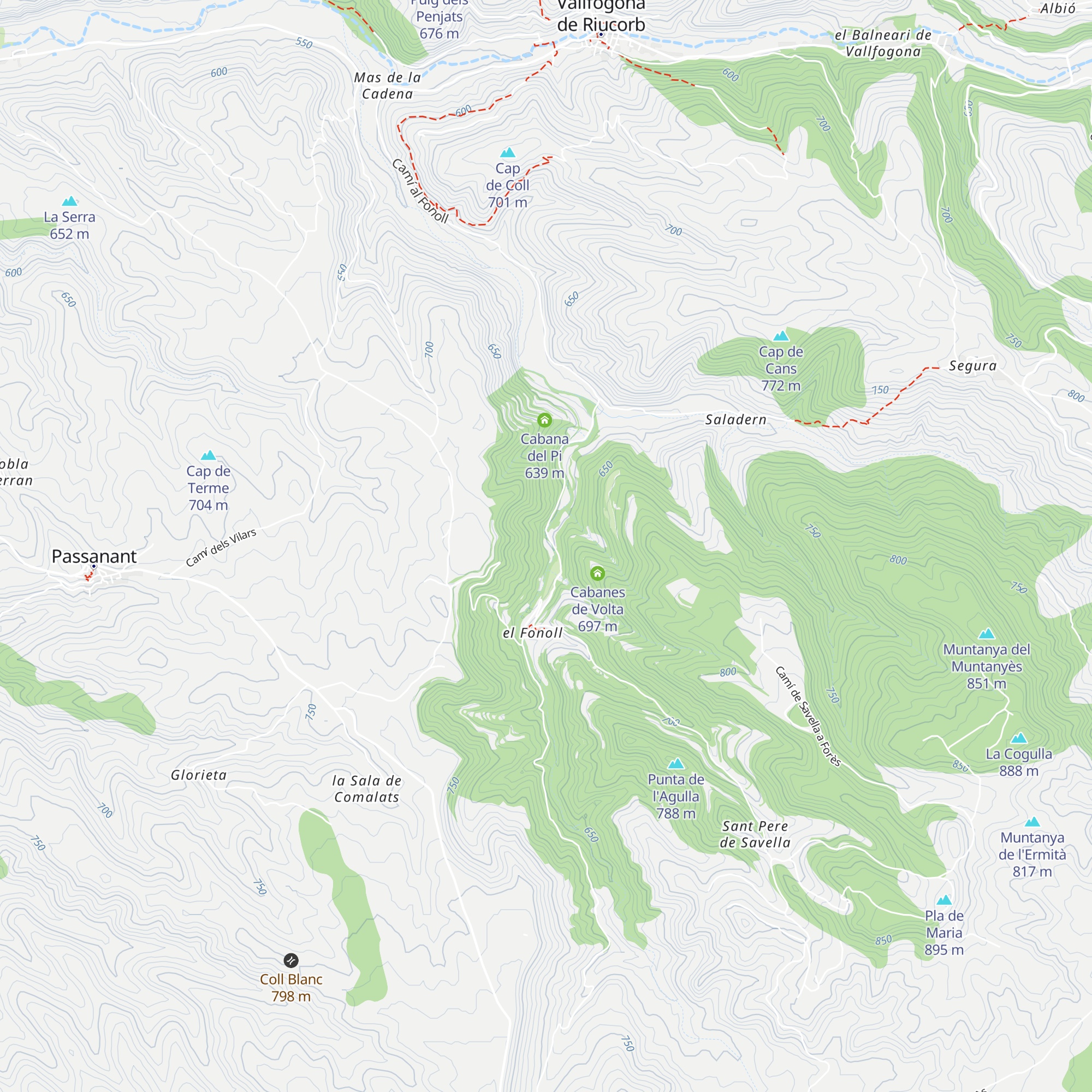 Cabana del Riu map