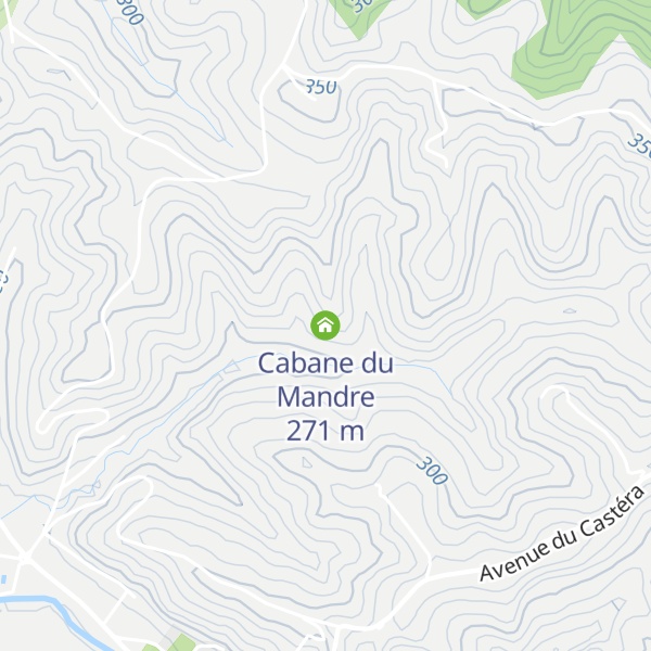 Map of Cabane du Mandre