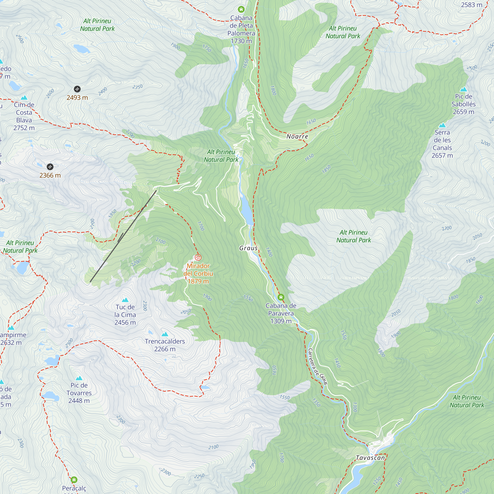 Masia Bordes de Graus map