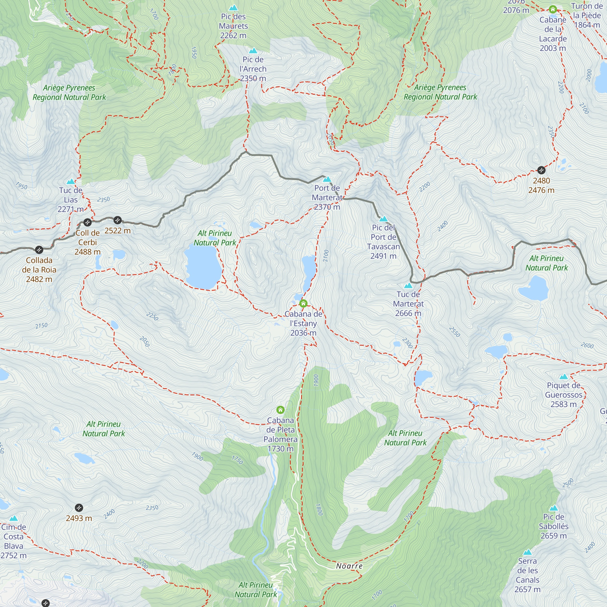 Cabana de l'Estany map