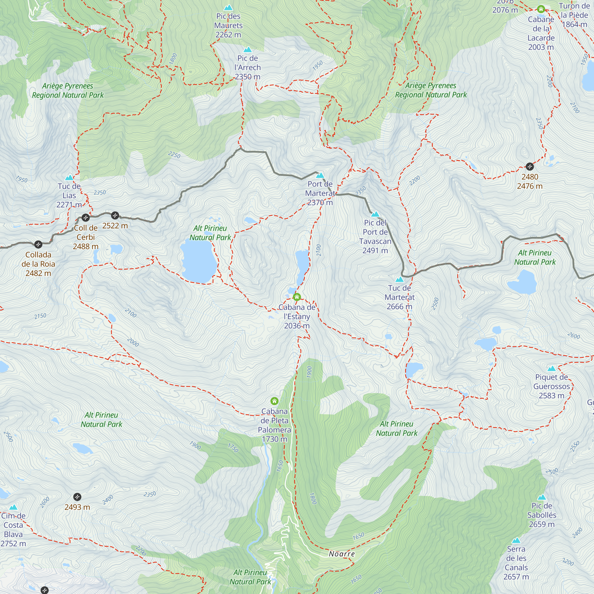 Cabana de l'Estany map