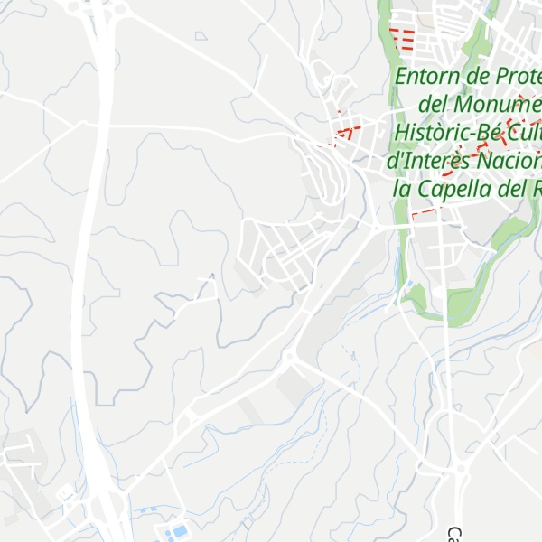 Map of Refugi climàtic exterior a la Plaça del Passeig Clariana