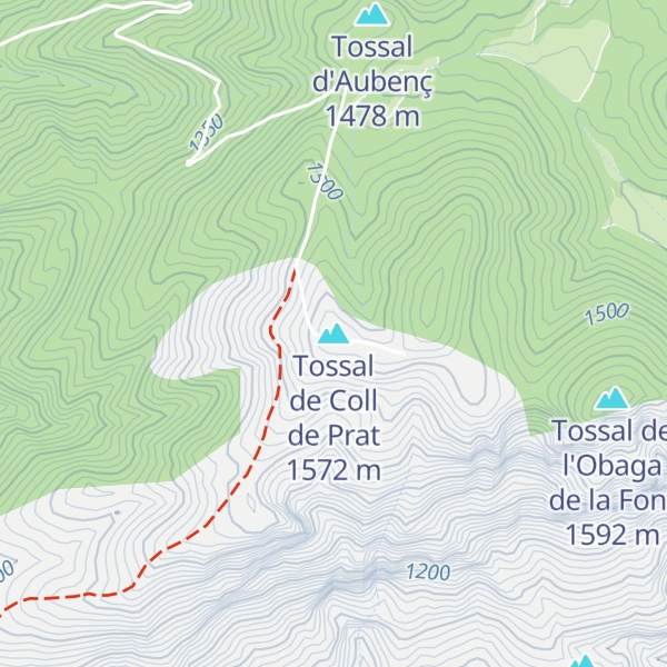 Map of Tossal de Coll de Prat