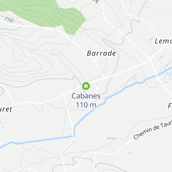 Map of Cabanes