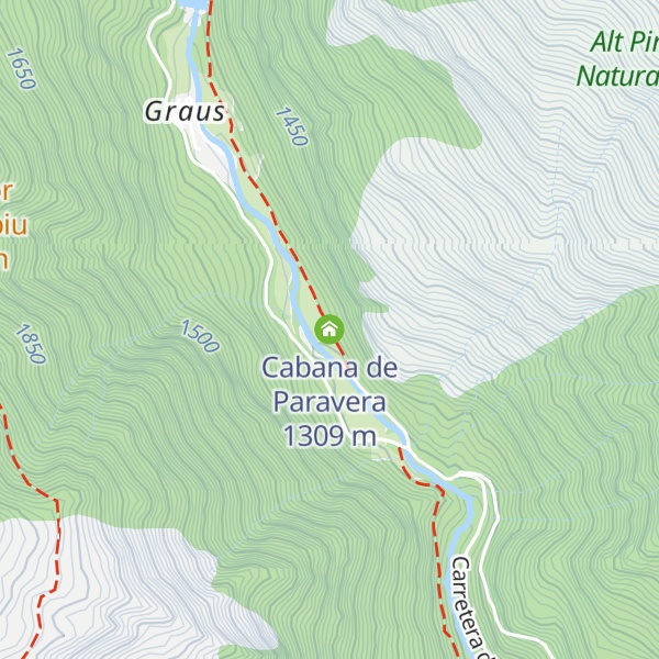 Map of Cabana de Paravera