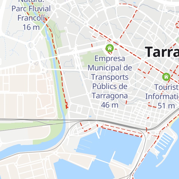 Map of Refugi climàtic Casa del Mar Tarragona