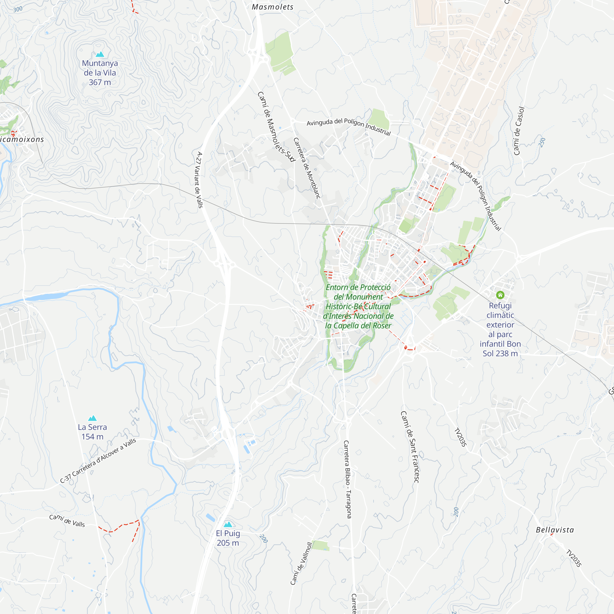 Refugi climàtic interior al Centre Cívic Les Comarques map