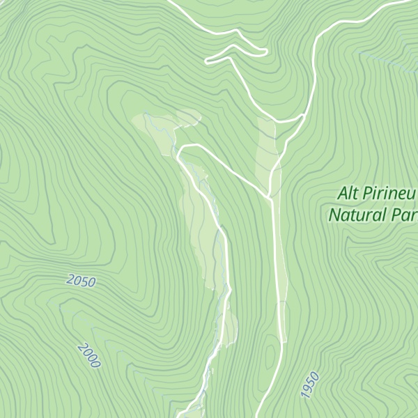 Map of Refugi de les Comes de Rubió
