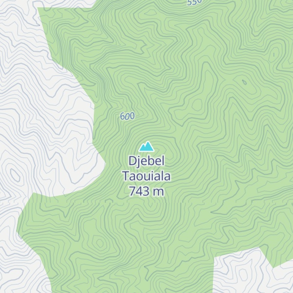 Map of Djebel Taouiala