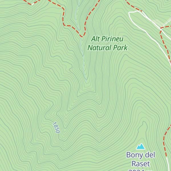 Map of Refugi forestal del Prat Gran