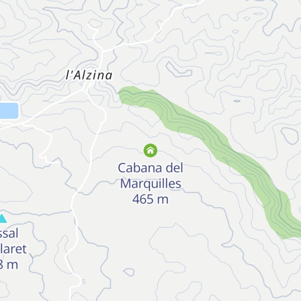 Map of Cabana del Marquilles