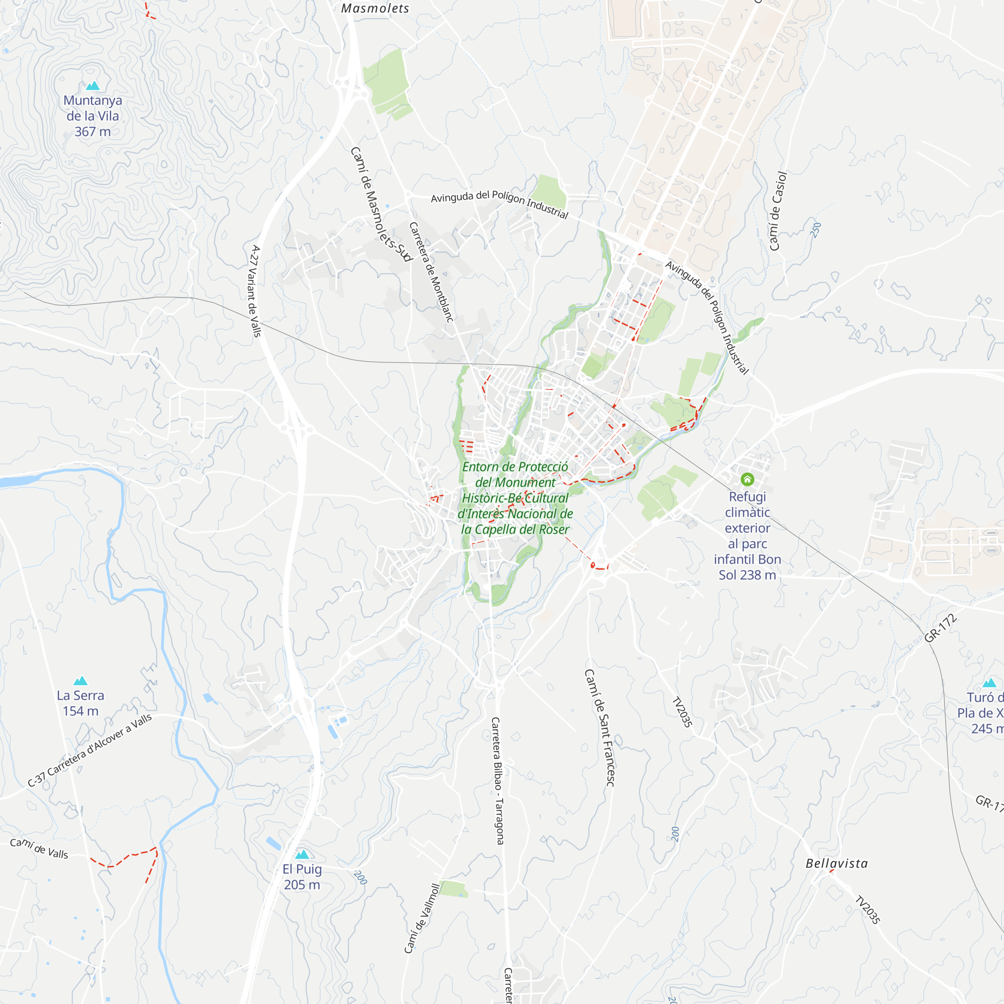 Refugi climàtic interior a l'Oficina d'Informació i Turisme map