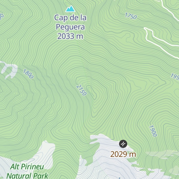 Map of Pui d'Urdosa