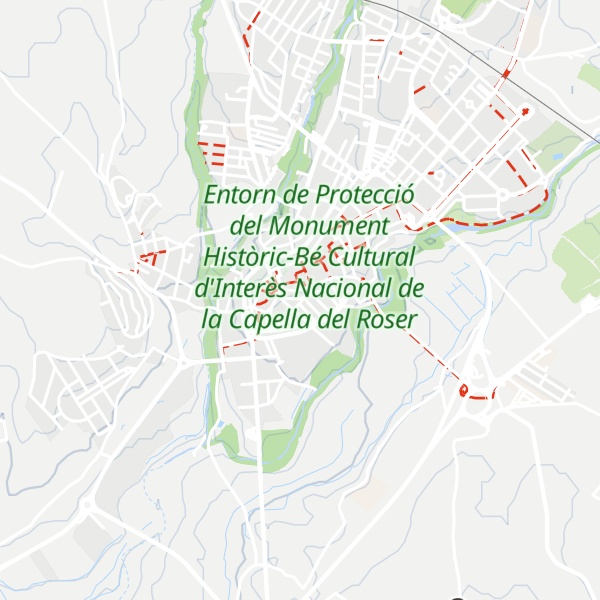 Map of Refugi climàtic exterior a la Plaça de les Escudelles