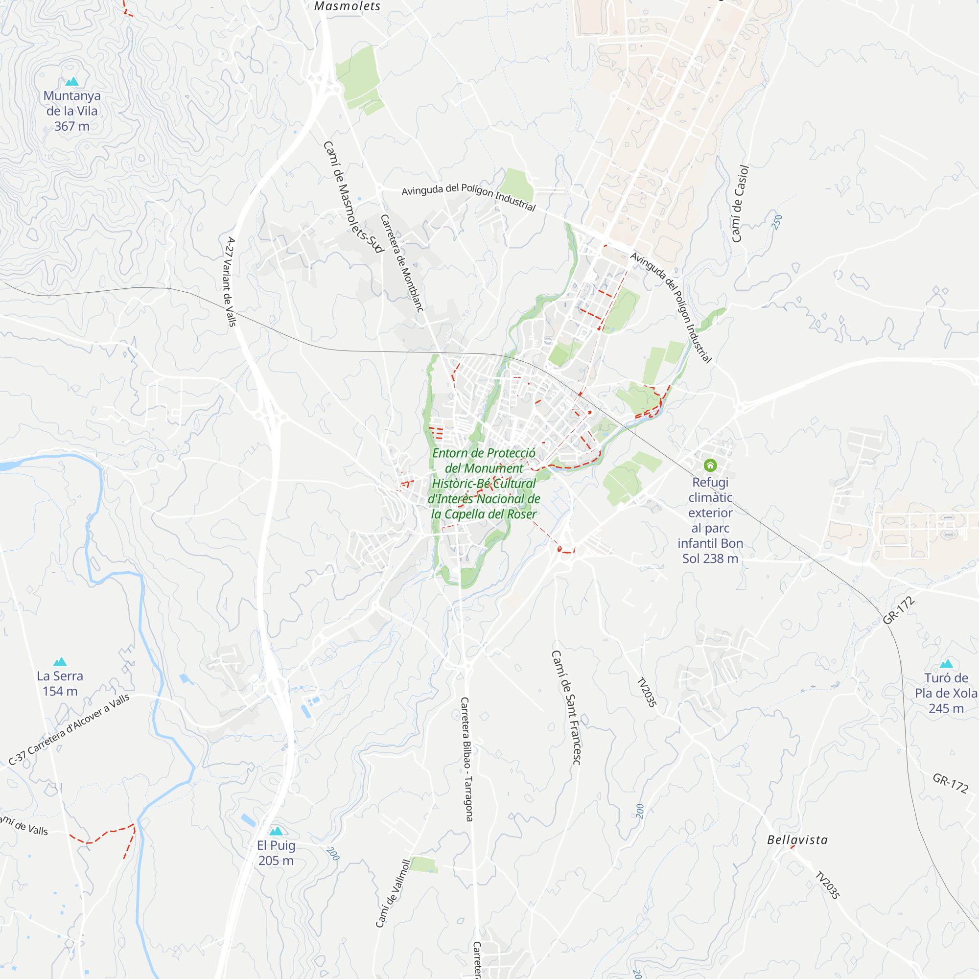 Refugi climàtic interior a la Biblioteca Cardes Cardó map
