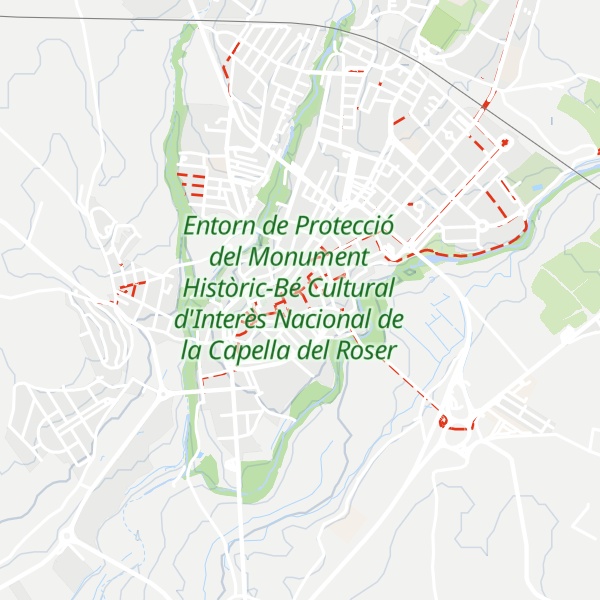 Map of Refugi climàtic interior a la Biblioteca Cardes Cardó