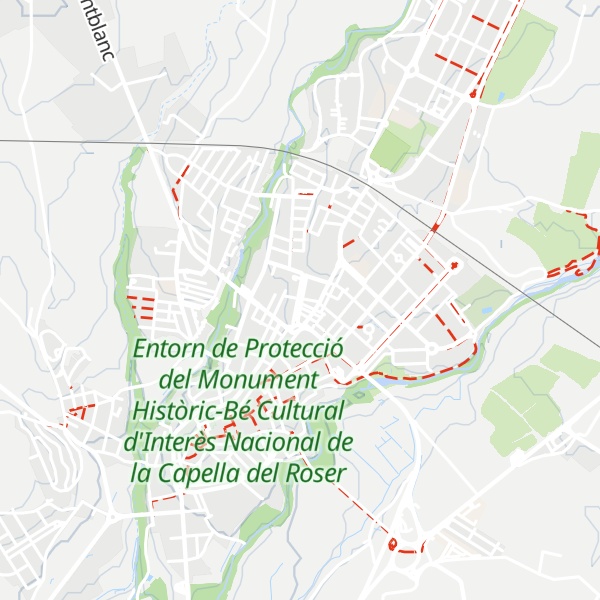 Map of Refugi climàtic exterior al Passeig dels Caputxins