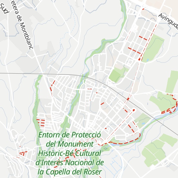 Map of Refugi climàtic exterior a la Plaça de la Xamora