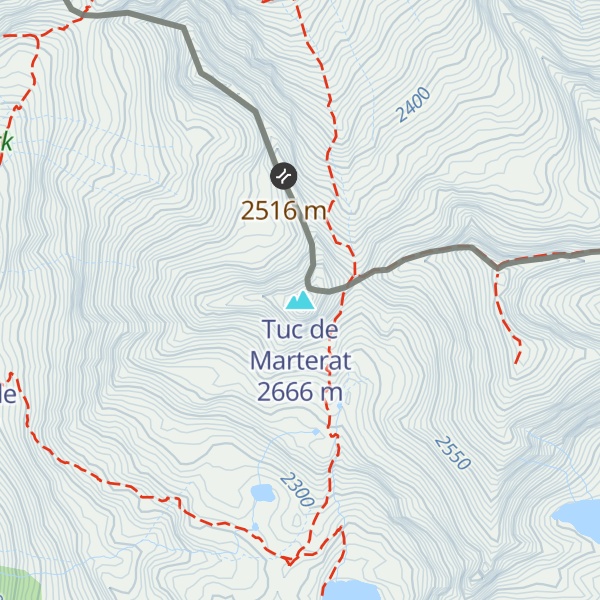 Map of Tuc de Marterat