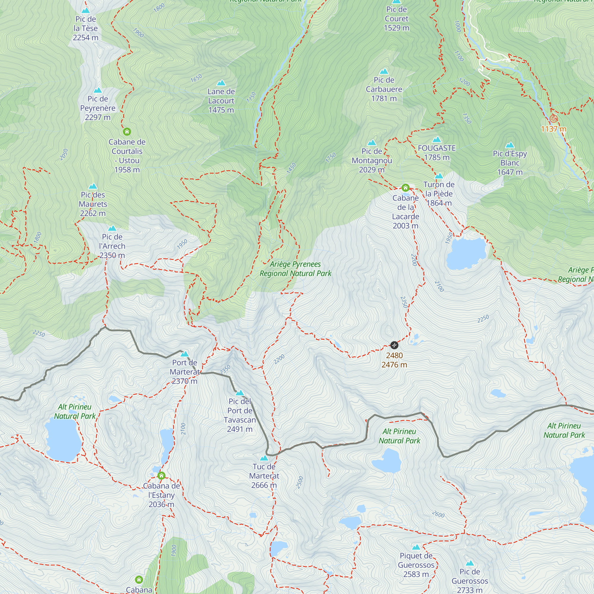 Cabane de Bonrepos - ustou map