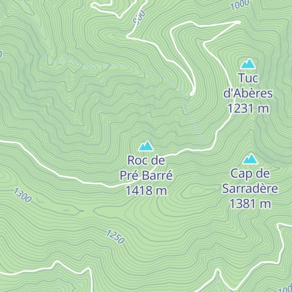 Map of Roc de Pré Barré