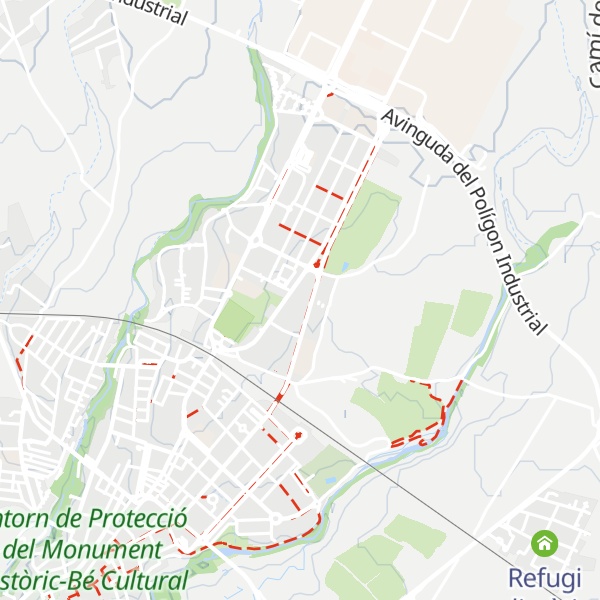 Map of Refugi climàtic exterior a la Plaça President Companys