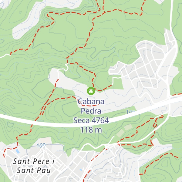 Map of Cabana Pedra Seca 4764