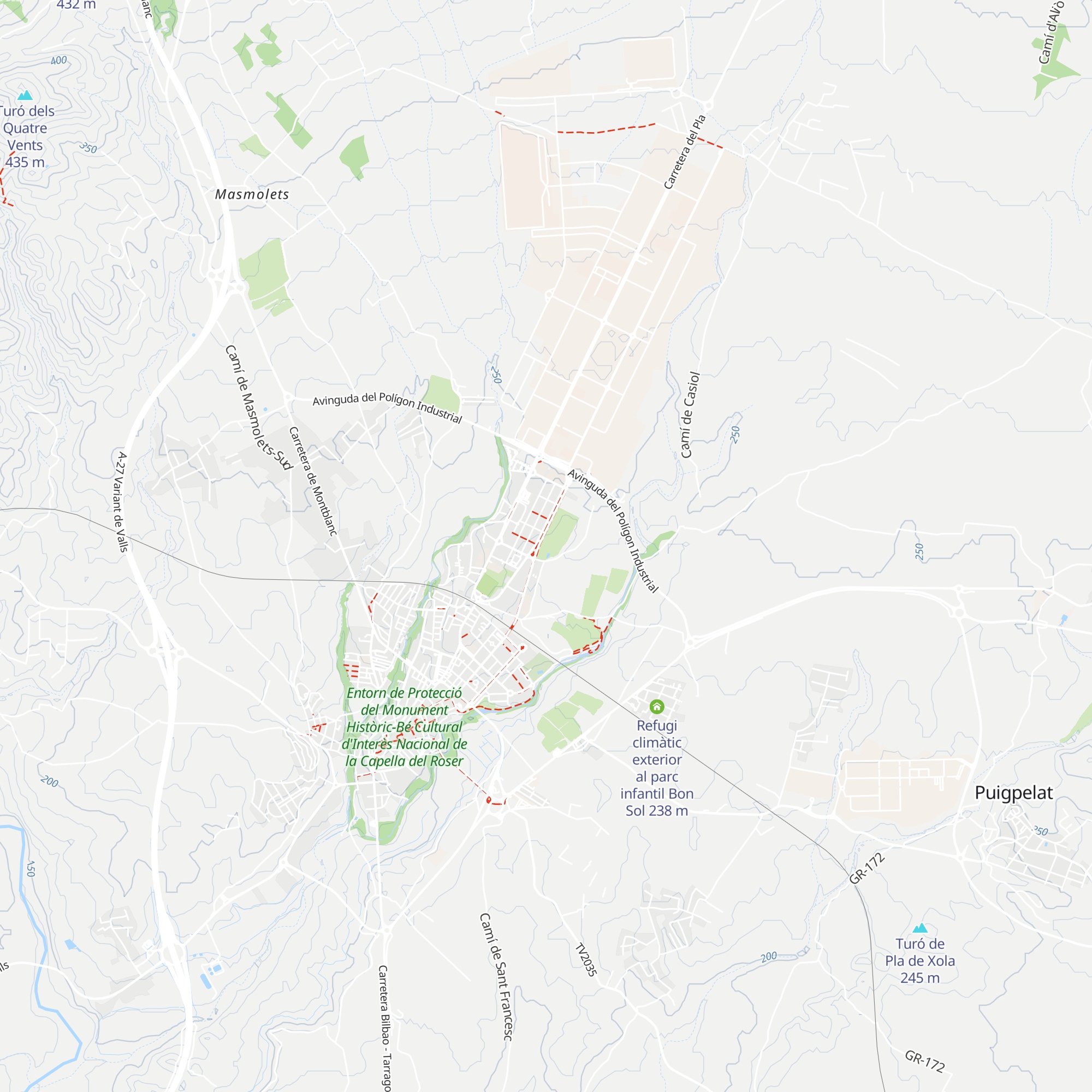 Refugi climàtic interior al Pavelló Xavi Tondo map
