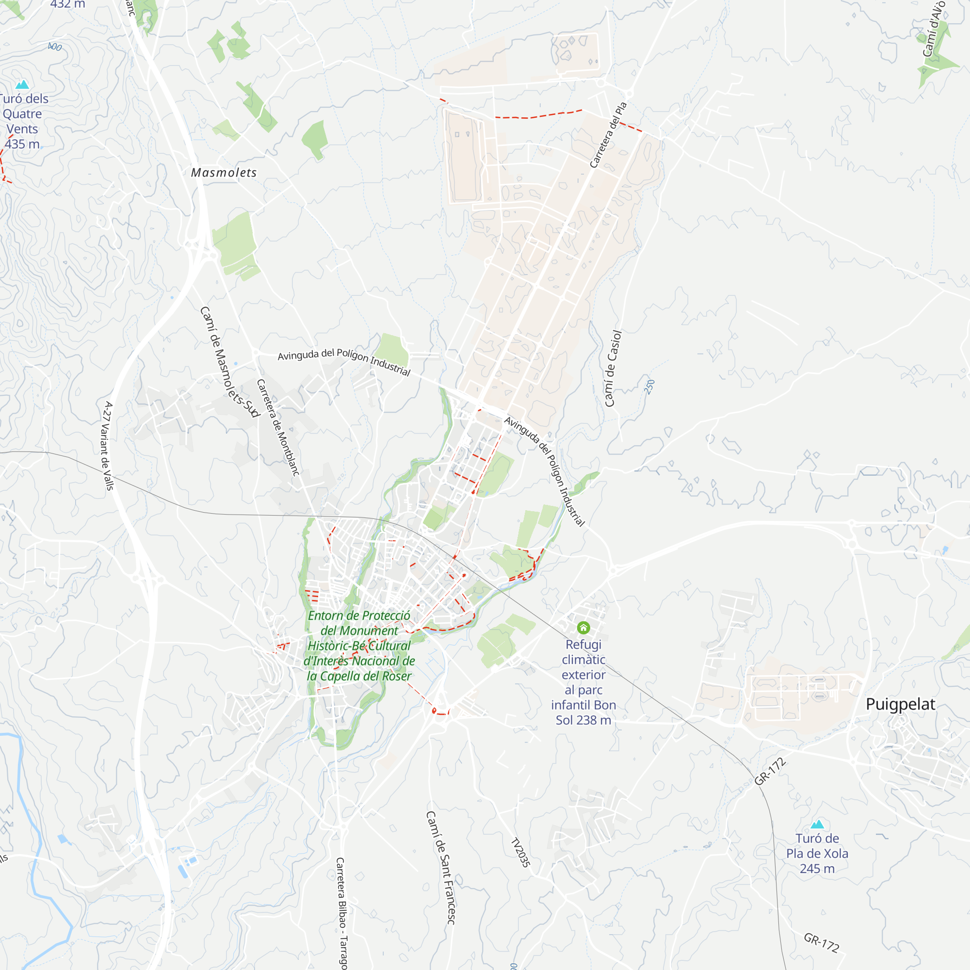 Refugi climàtic interior al Pavelló Xavi Tondo map
