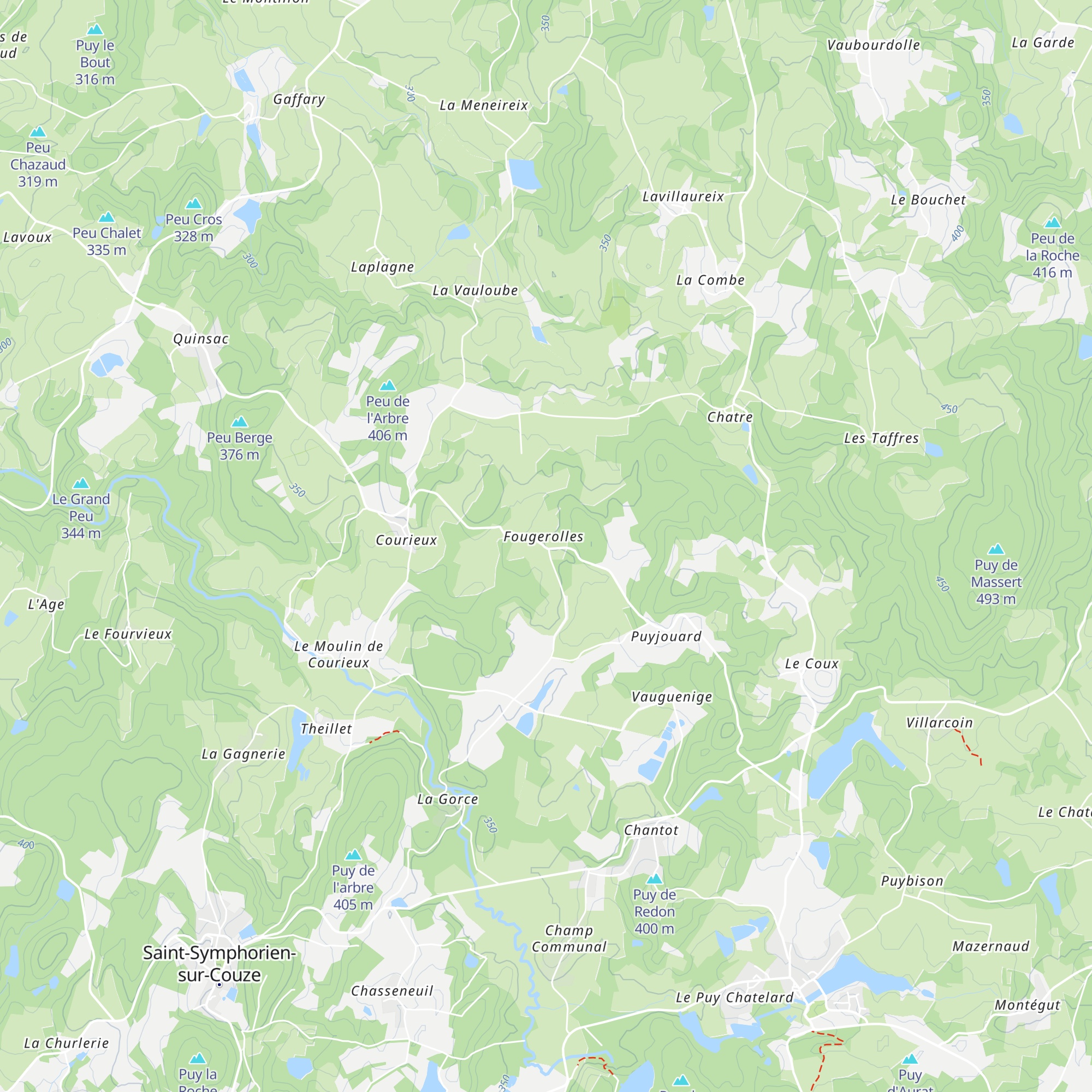 Gîte La petite maison au pays de l'arbre et de l'eau map