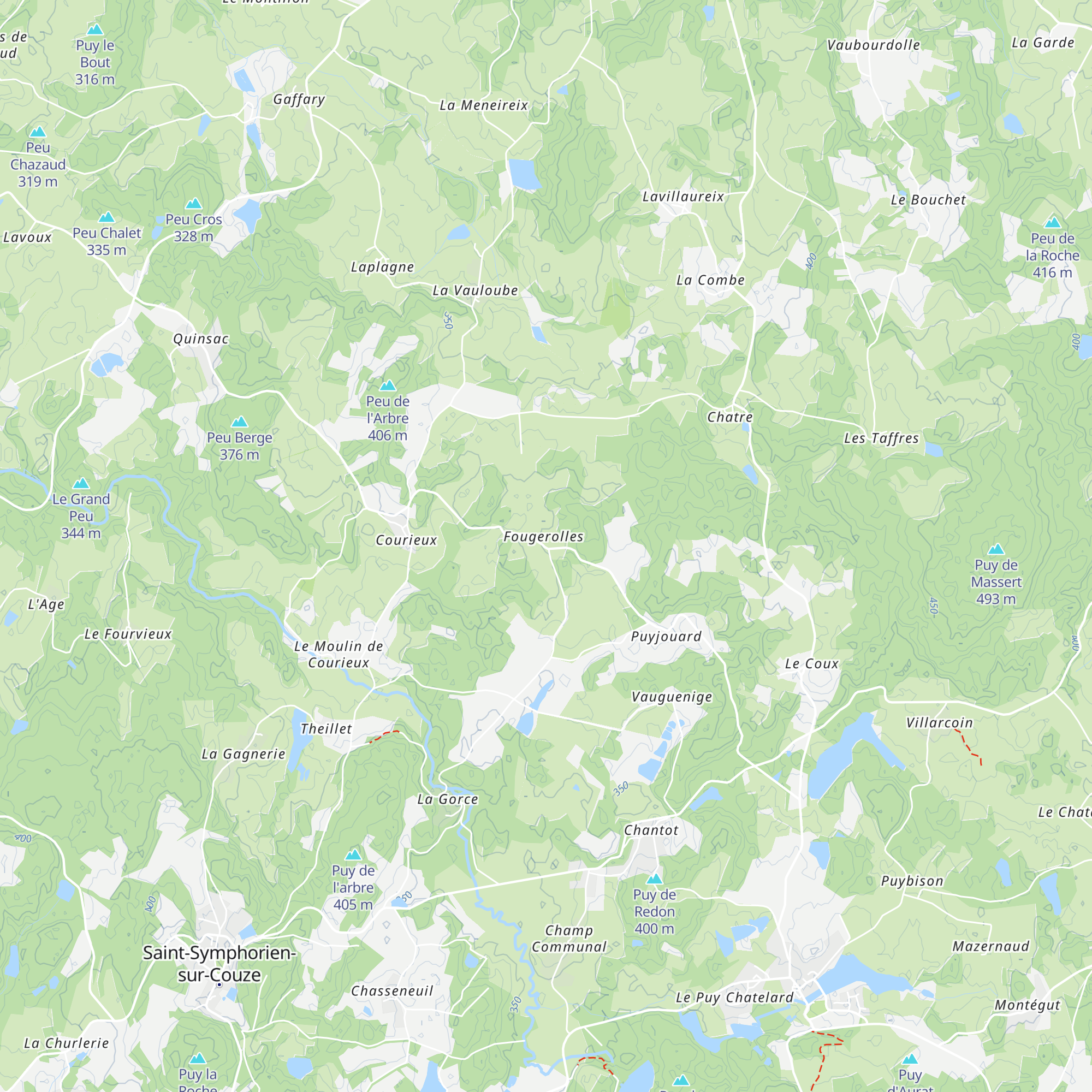 Gîte La petite maison au pays de l'arbre et de l'eau map