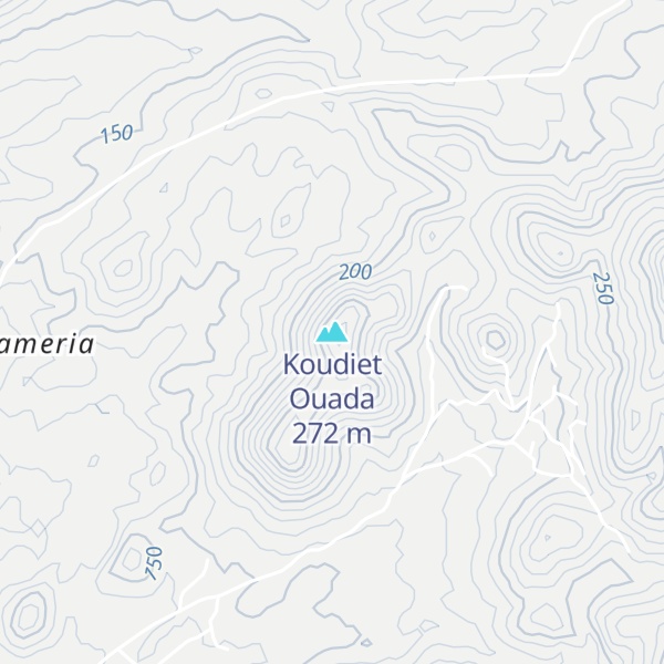 Map of Koudiet Ouada