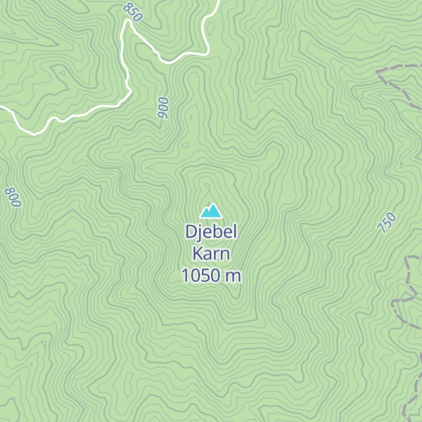 Map of Djebel Karn