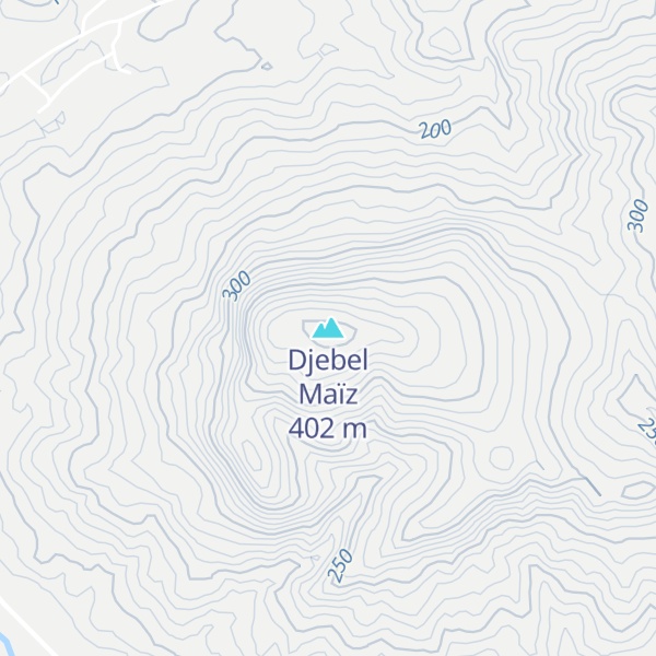 Map of Djebel Maïz