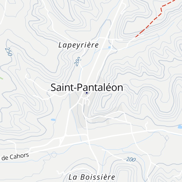 Map of Gîte Saint-Pantaléon