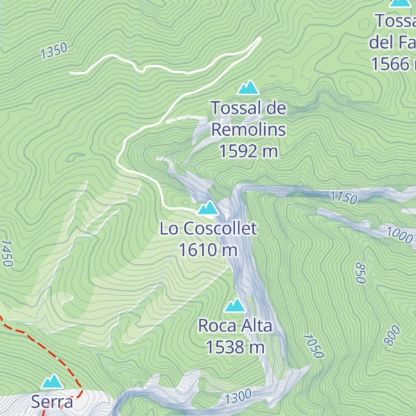 Map of Lo Coscollet