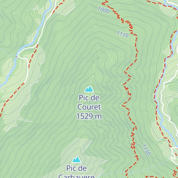 Map of Pic de Couret