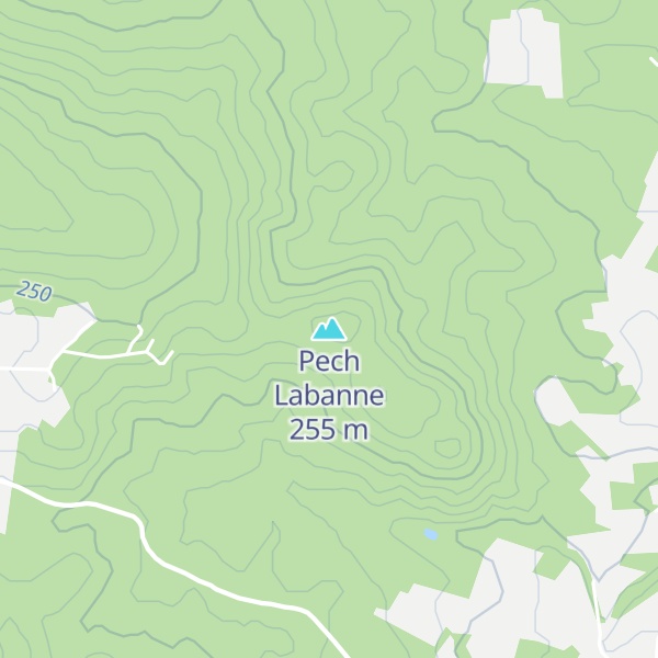 Map of Pech Labanne