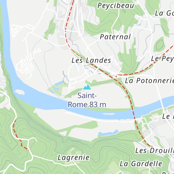 Map of Saint-Rome