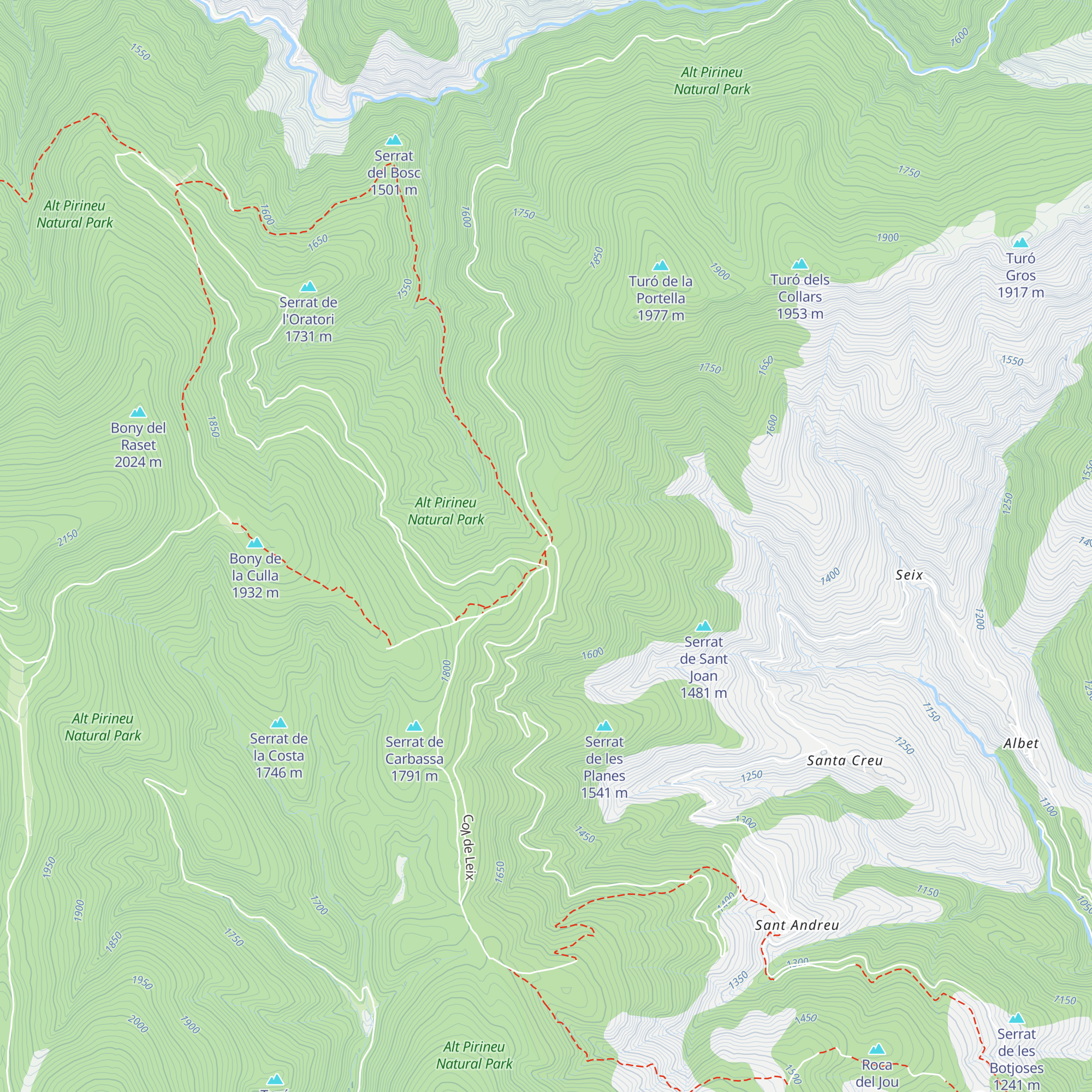 La Basseta map