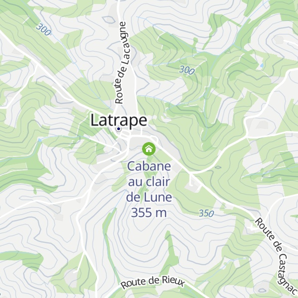 Map of Cabane au clair de Lune
